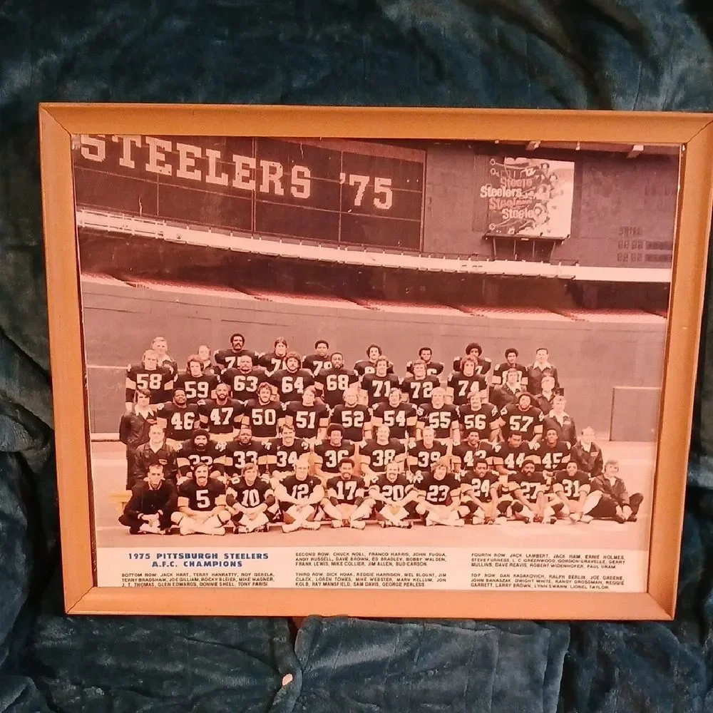 Pittsburgh Steelers 1975 Team Photo Framed Wall Art KS15PM1